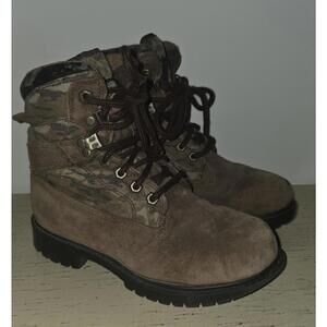 Kids Brahma Neal Camo Hunting Boots Sz 3.5
